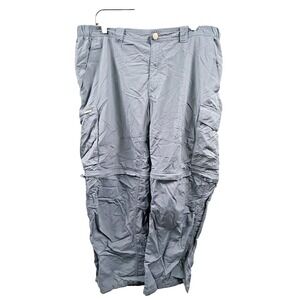 Columbia Omni Shade Pants Mens 40x32 Navy Outdoor Activewear‎ Convertible Hiking